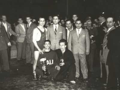 Pietro partecip� prima ai campionati nazionali nel 1942, anno in cui arriv� al secondo posto, aggiudicandosi poi consecutivamente sei tornei italiani tra il 1946 e il 1951